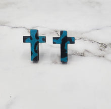 Load image into Gallery viewer, Turquoise Leopard Earrings