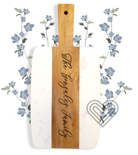 Load image into Gallery viewer, Acacia and Marble Charcuterie Board Large
