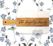Load image into Gallery viewer, Acacia and Marble Charcuterie Board Large