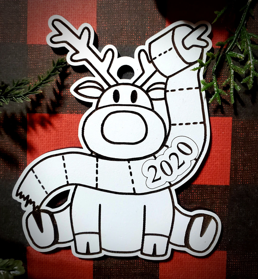 2020 Reindeer Ornament